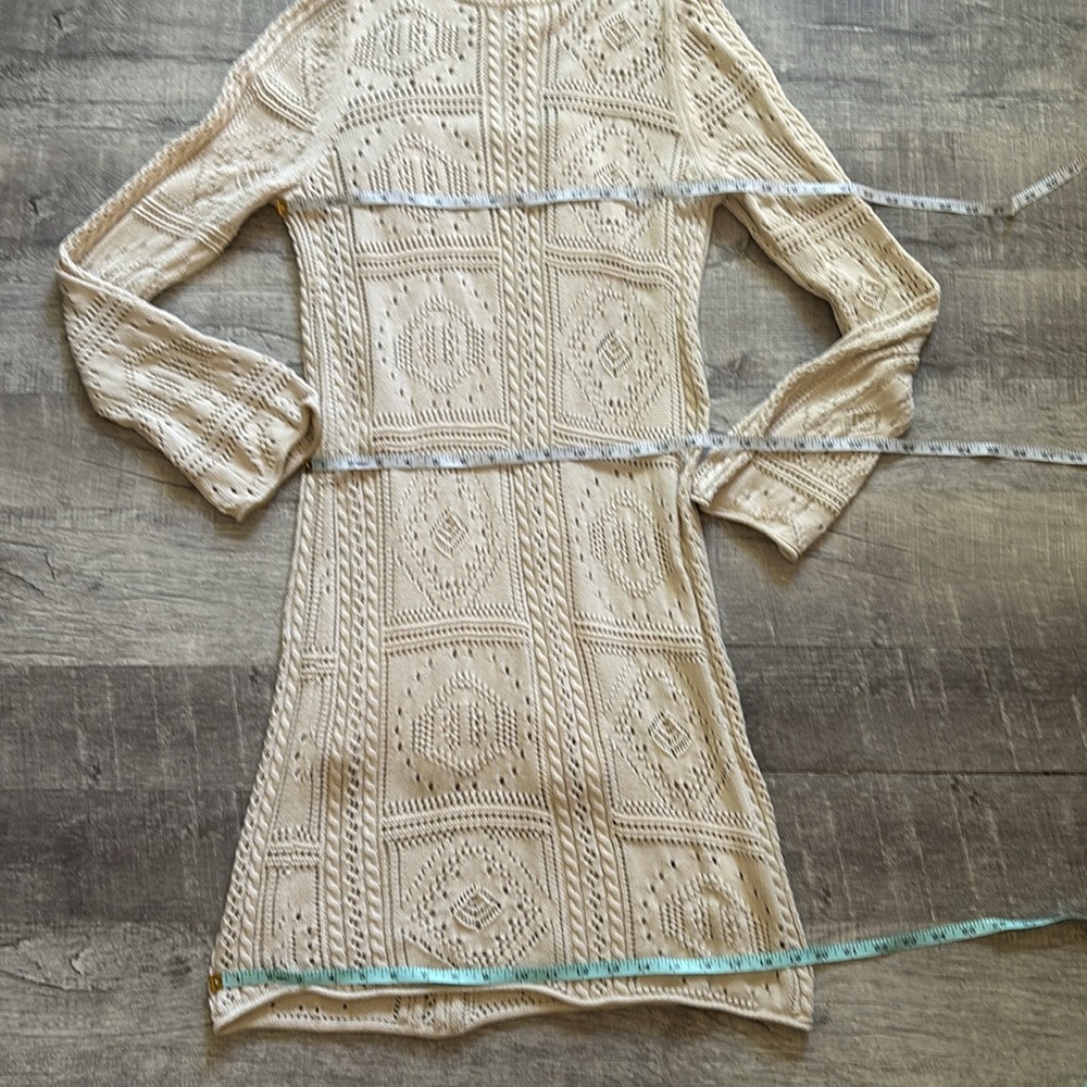 Splendid Kimi Long-Sleeve Crochet Dress - Picture 5 of 8